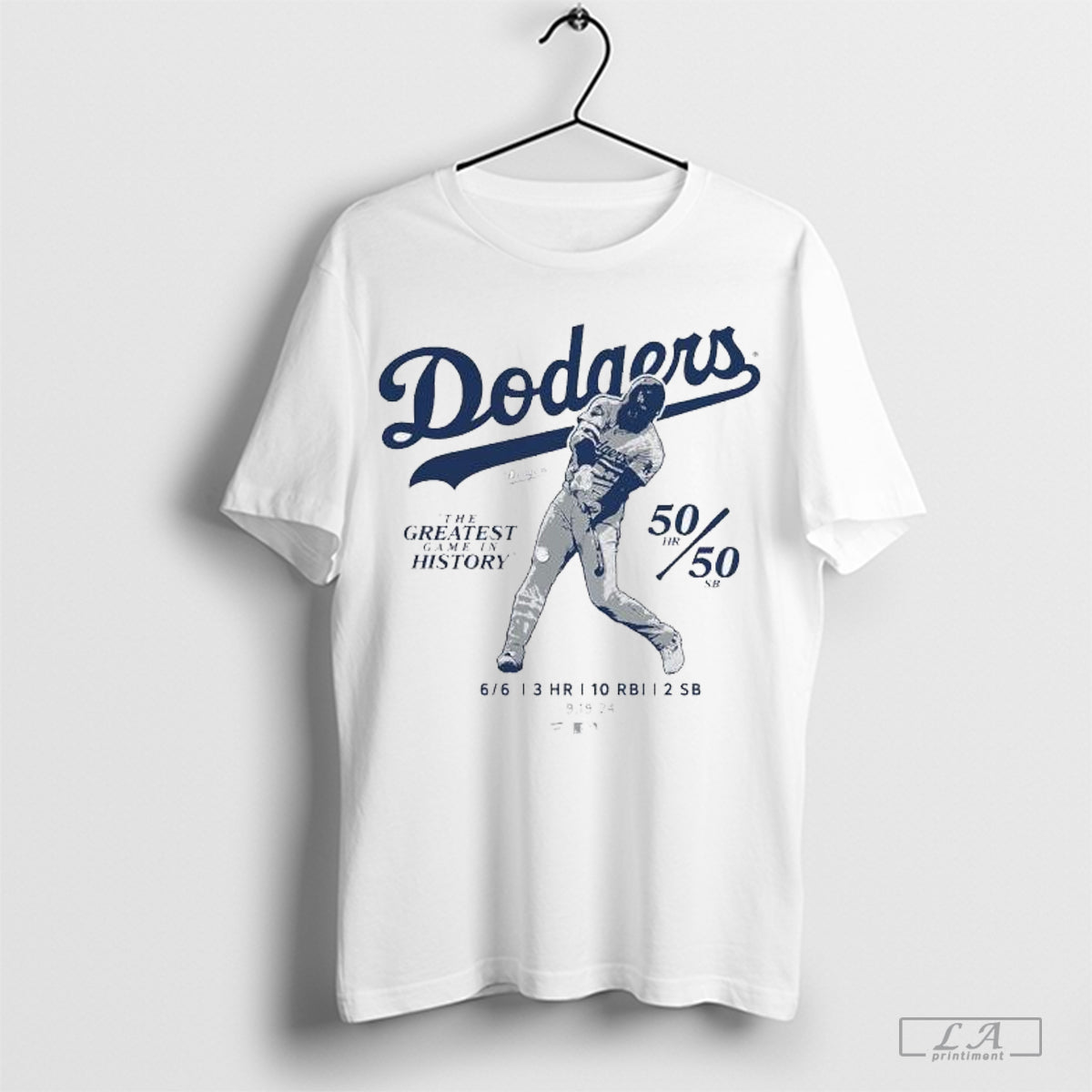 Shohei Ohtani Los Angeles Dodgers 6 for 6 T-Shirt