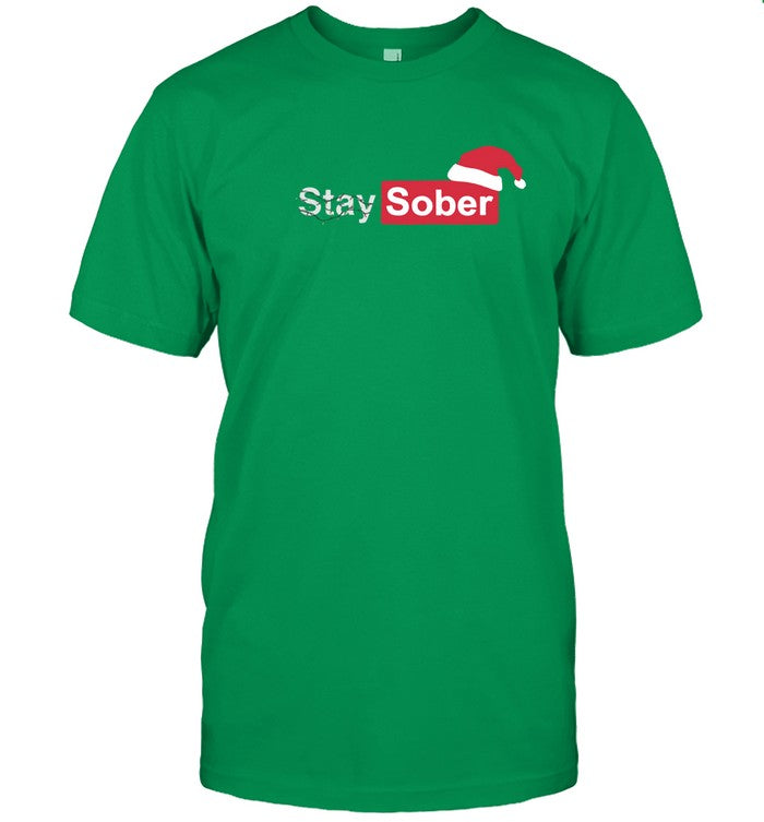 Dâ€™Aydrian Harding Santa's Stay Sober New T Shirt
