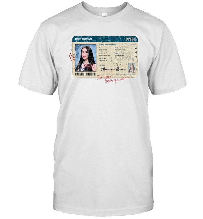Limited Madison Beer Make You Mine School ID Shirt
