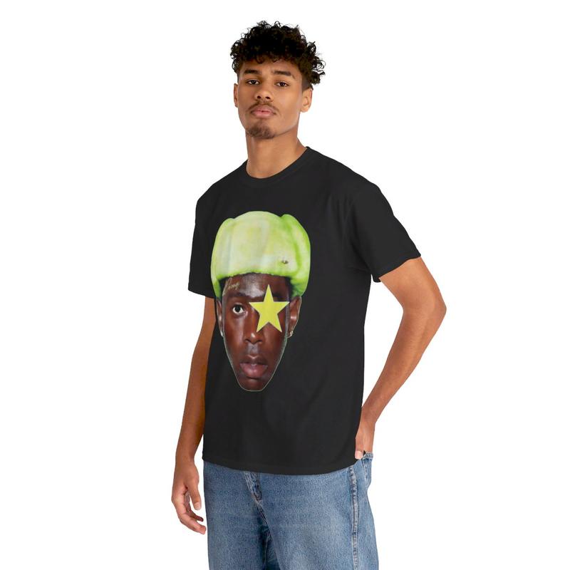 Tyler Star Inspired T-Shirt Y2k 90s Hip-Hop Vibes Heavy Cotton Graphic T-Shirt Tshirt Shirt HipHop Rap Tee Casual Classic Menswear Retro Top Vintage Comfy Streetwear Shortsleeve