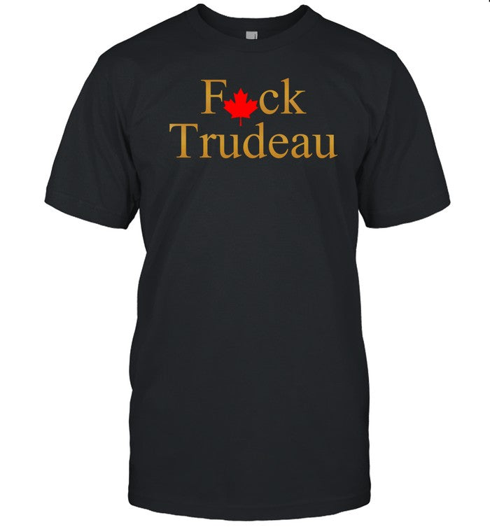 Liz Churchill Wearing Fuck Trudeau Shirt
