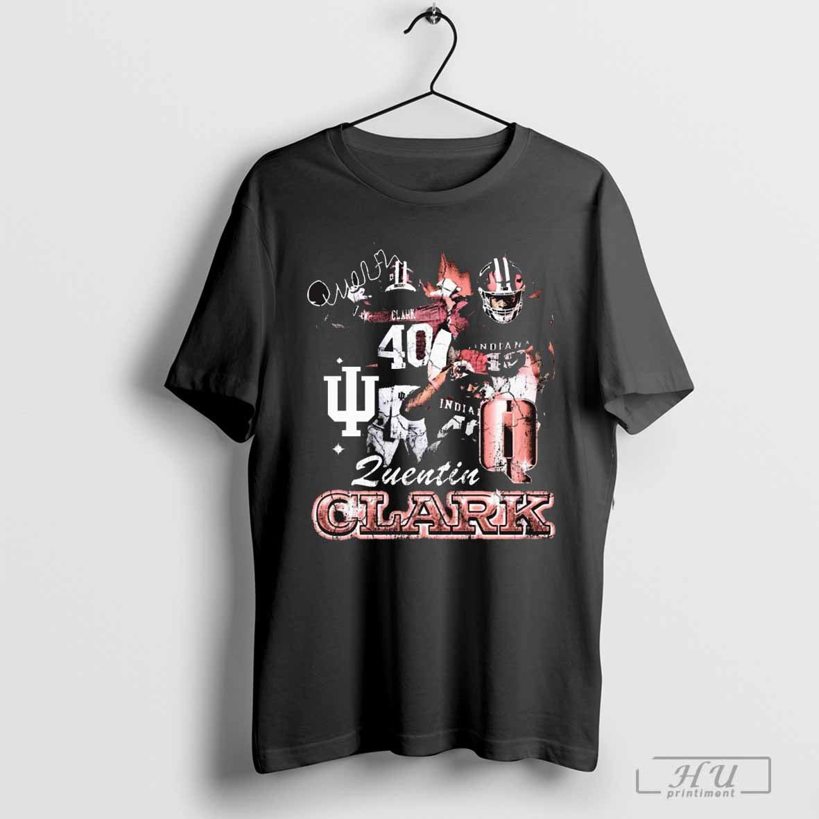 Quentin Clark Indiana Hoosiers 90s Graphic T-shirt