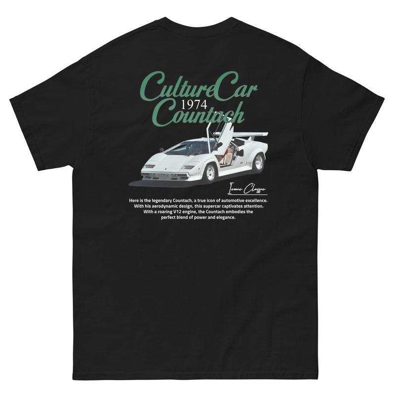 Lamborghini Countach T-shirt, Car Enthusiast Shirt, Cars Clothing