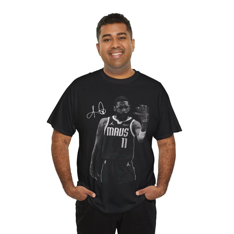 Kyrie Fan Basketball Graphic Tee Shirt for Men - Sustainable and Durable - Casual, Menswear Cotton Streetwear Menswear Top Classic Smooth Crewneck Rou