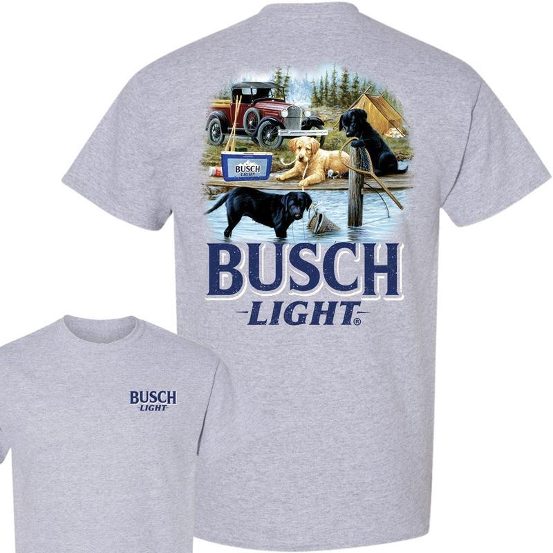 Busch Light, Limited Busch Light Men Best Friend T-shirt, Unisex T-shirt, Casual Graphic Round Neck T-shirt for Summer, Fashion Men's Top for Daily We