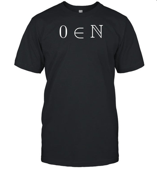 0 âˆˆ N Math Shirt