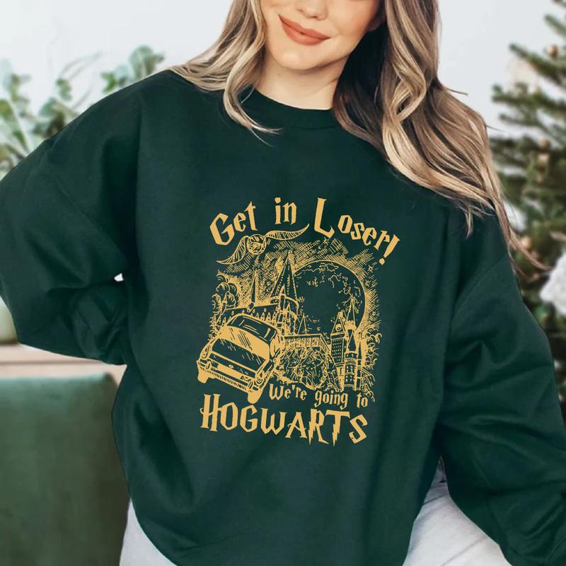 HP Hogwarts Sweatshirt Hoodie Shirt, gift for fan