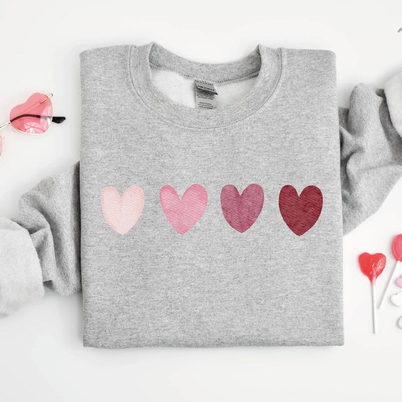 Valentine Heart Crewneck Sweatshirt, Hoodie, T-shirt