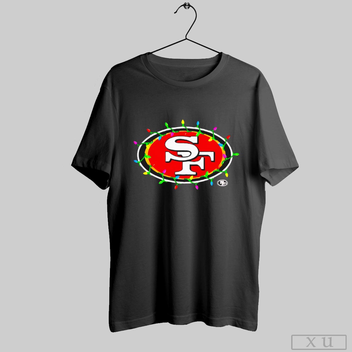 San Francisco 49ers Christmas Lights Shirt