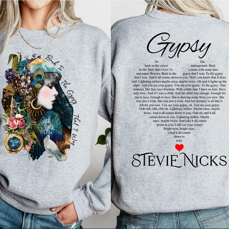 Don't Be A Lady Be A Legend T-shirt, Back To The Gypsy What I Was Shirt, Stevie Gypsy Lyric Shirt, Stevie Tee Shirt, Nicks Sweatshirt, Gift For Fan St