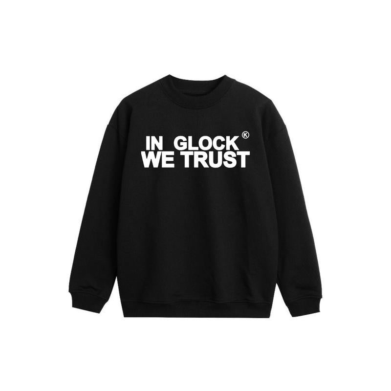 IN GLOCK WE TRUST HOODIE , Double Side , GLock Sweatshirt,Design Glock - Full Color , For Her , For Him , Glock Shirt ,Menswear & Womenswear - Men's Tops & Women's Tops - Hoodies & Sweaters