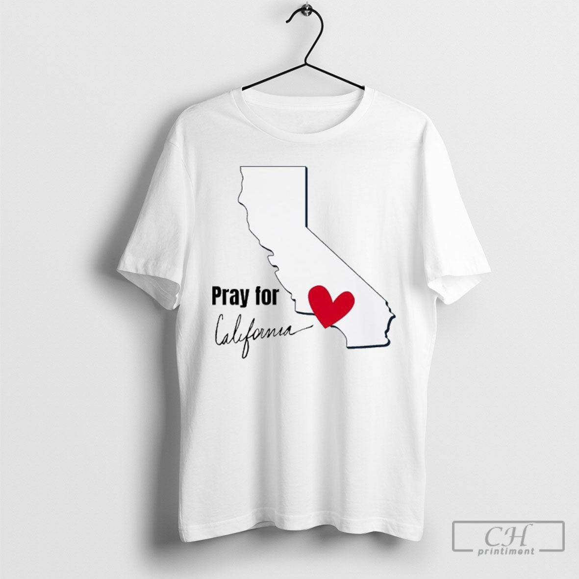 Pray For Our State Of California Shirt