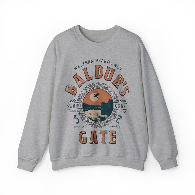 Baldurs Gate 3 Adventure Awaits Sweatshirt, Astarion High Elf Shirt, Astarion Bulders, Video Game Shirt, Gift For Gamers, Astarion BG3 Shirt, Astarion