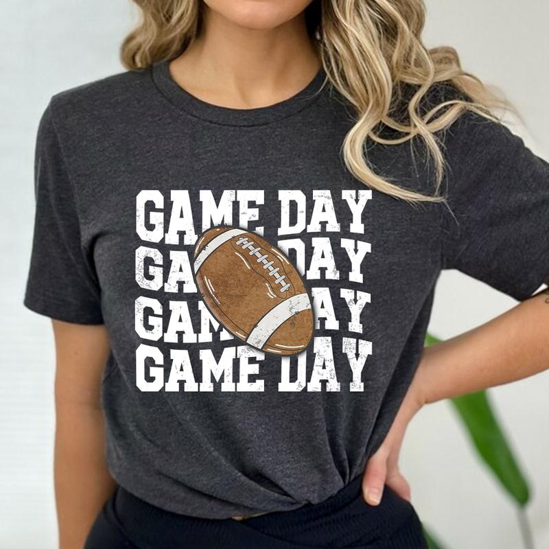 Retro Game Day Shirt, Football Gameday Tshirt For Women, Mom Football Shirt, Sports Game Day Tees, Retro Football Shirt, Women Football Tee