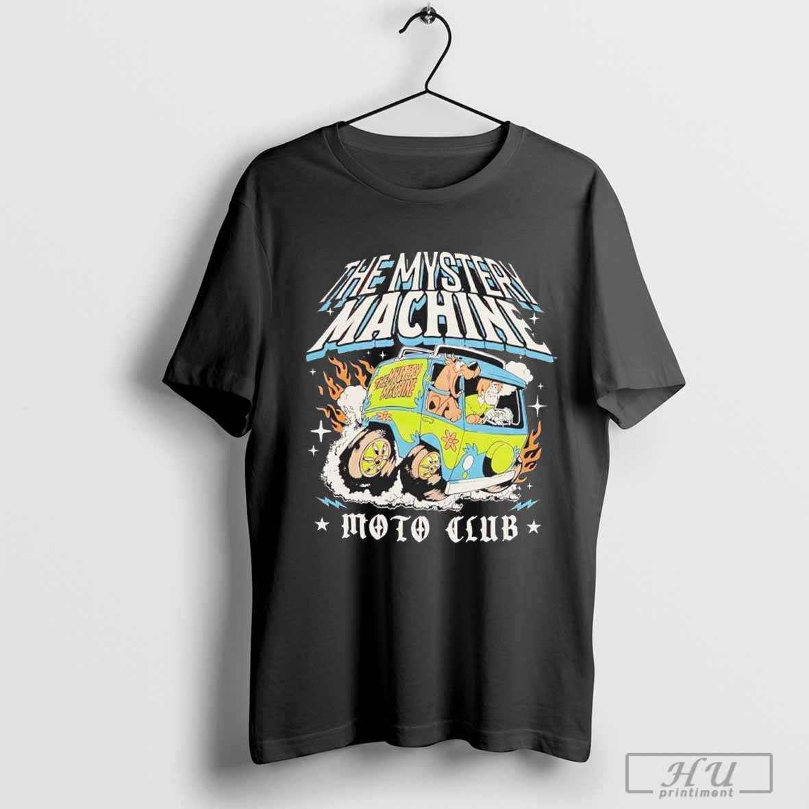 Scooby-Doo Mystery Machine Moto Club Cartoon T-shirt (Copy)