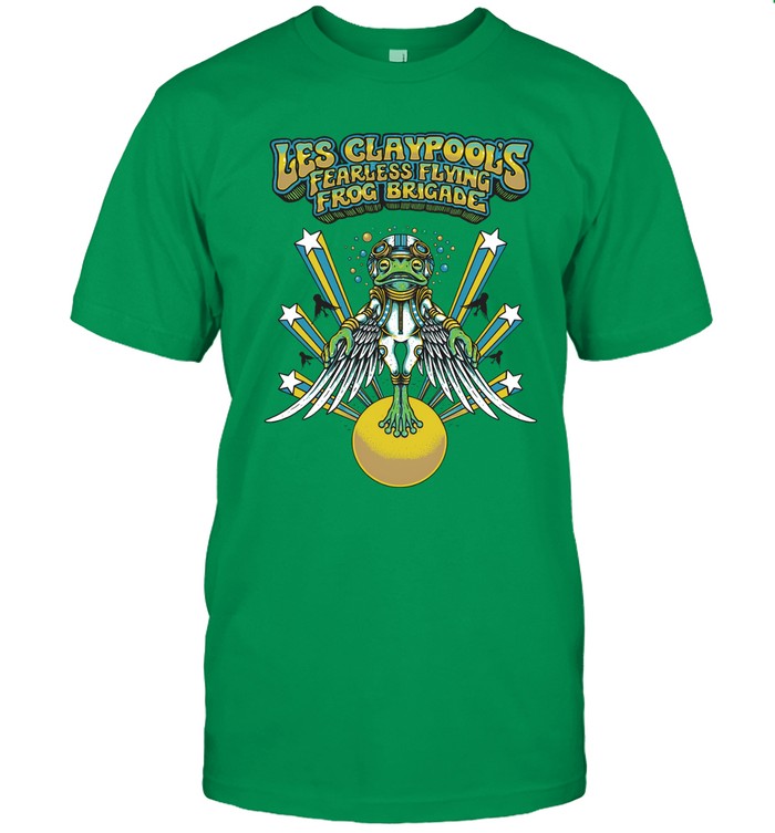Les Claypool Fearless Flying Frog Brigade new shirt