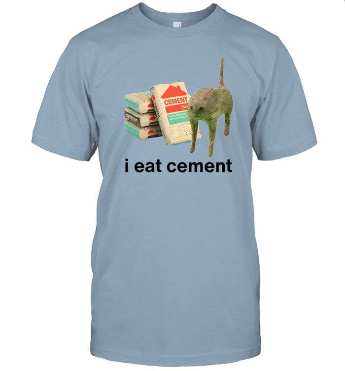 I Eat Cement Cursed Cat Shirt