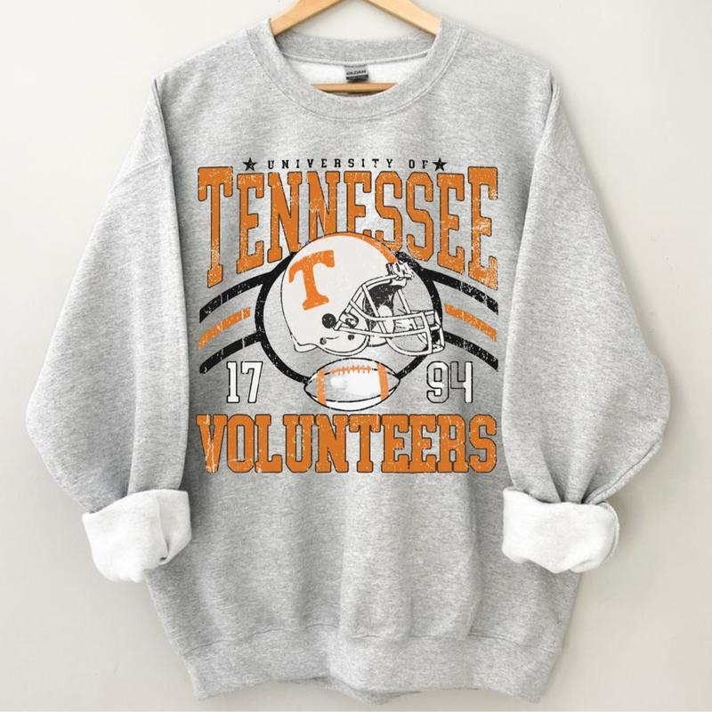 Vintage 90s Tennessee Football T-shirt Sweatshirt, Tennessee Graphic Tee, Sport Shirts, Tennessee T-shirts, Tennessee Travel Gift, Tennessee Game Day