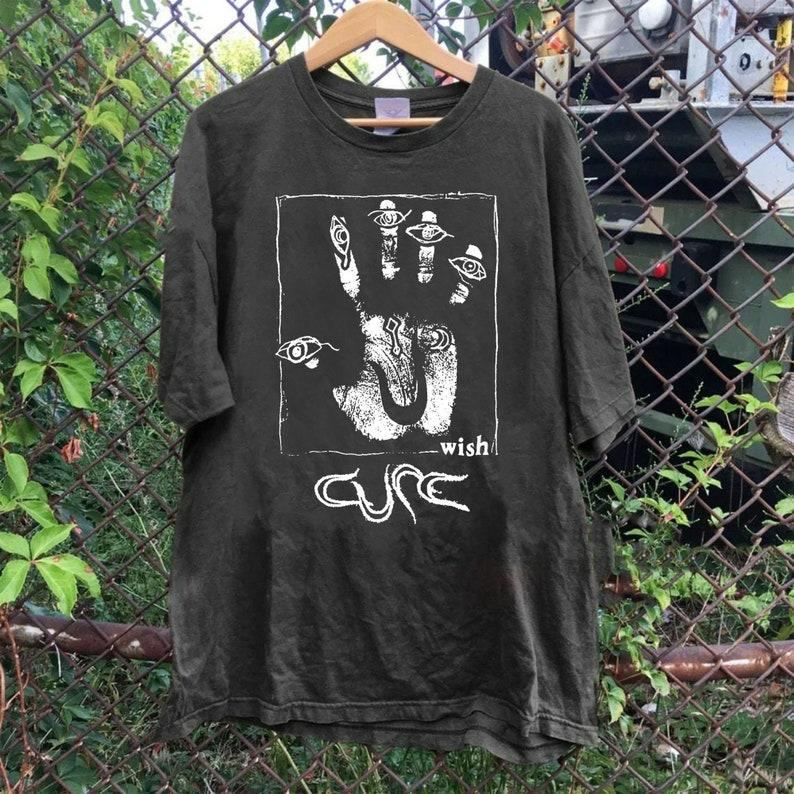 Robert Smith The Cure Vintage Shirt, The Cure Band 90s Alt Indie Rock Merch, The Cure Robert Unisex t-shirt, Gift For Men Women Cotton Menswear