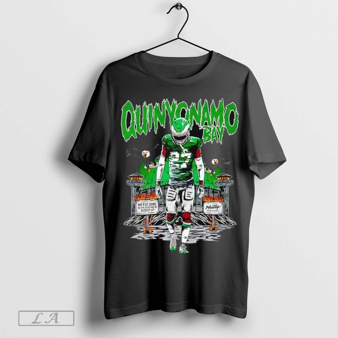 Quinyonamo Bay Philadelphia Eagles Fans T Shirt
