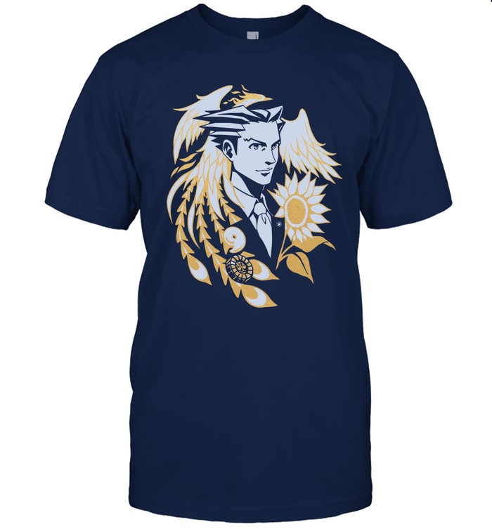 Ace Attorney T-Shirt Barbed-Headed Attorney_1