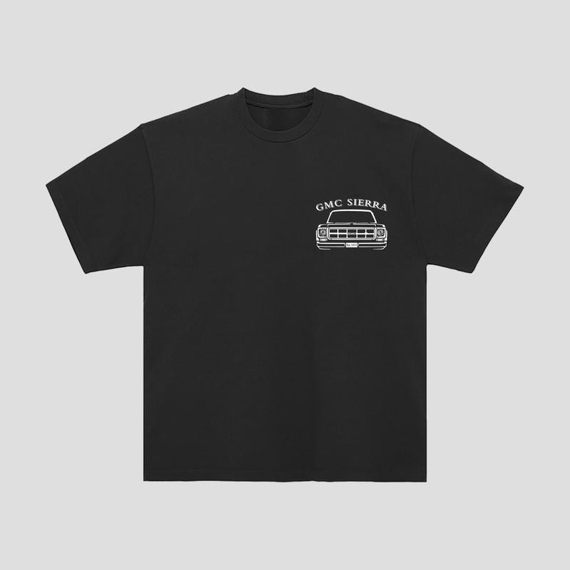 Vintage Vibe 2 Sides Squarebody Legend Never Die 1973 GMC High Sierra Men's Cotton Tee Old School GMC Tee Gift for Him Truck Shirt Classic GMC Truck C