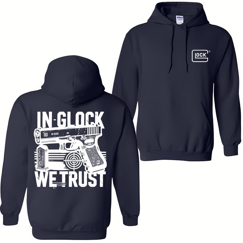 In Glock We Trust Hoodie for Men and Women, Classic Fit - Menswear , Glock Hoodie , Classic