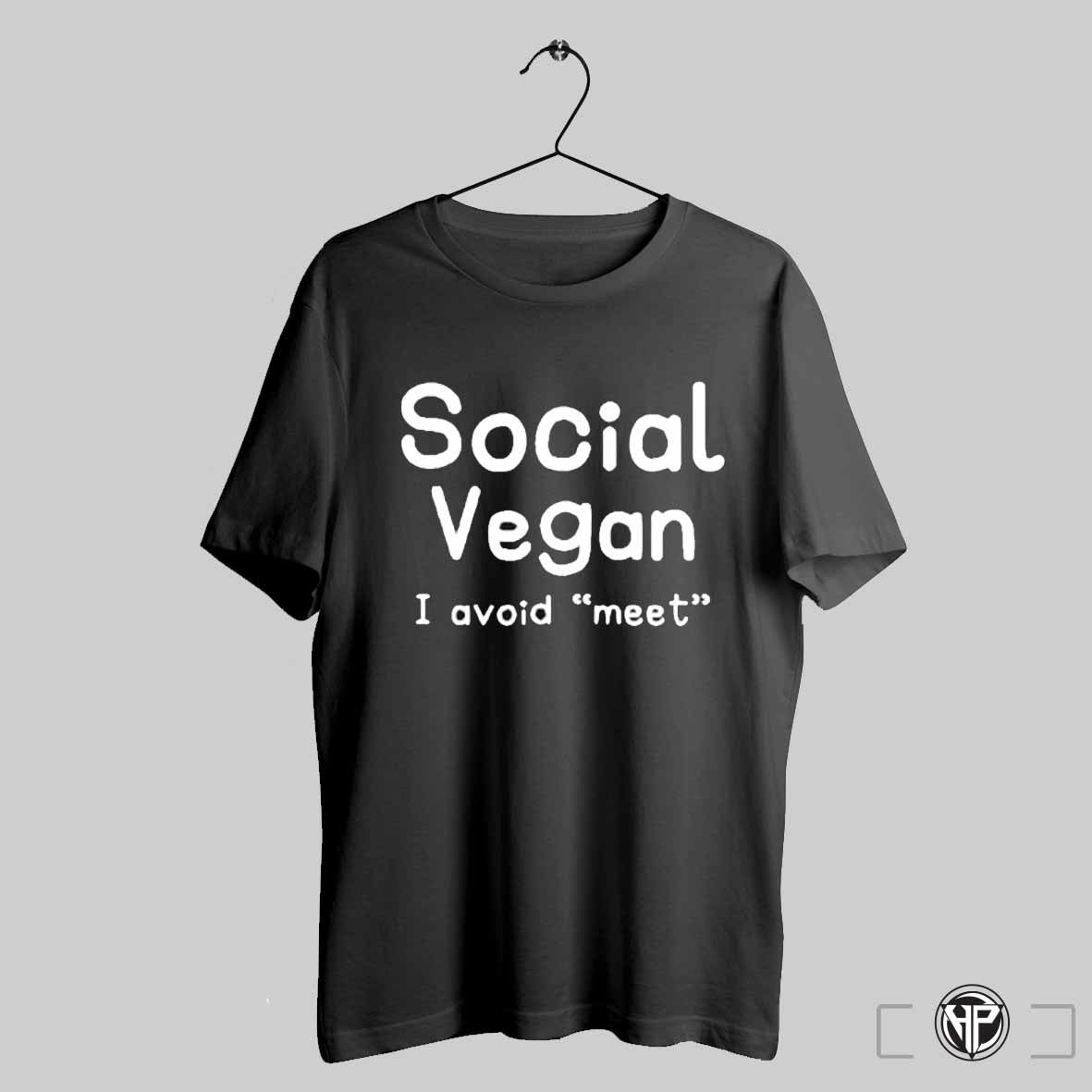 Social Vegan I Avoid Meet Shirt Trending Sweatshirt