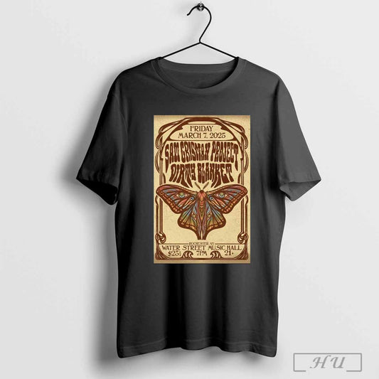 Poster Sam Grisman Project And Dirty Blanket Water Street Music Hall On March 7 2025 In Rochester Ny T Shirt Sweatshirt Cutom Poster Coffee Mugs Ornam
