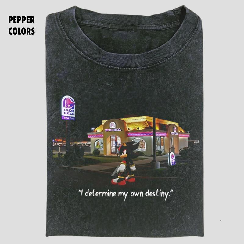 Retro Ed.gy Sonic Tee, Taco Bell Sonic T-Shirt, Taco Bell Shirt, Movie Shirt, Funny Shirts, Unisex T-Shirt, Unisex Movie Shirt Menswear Womenswear Str