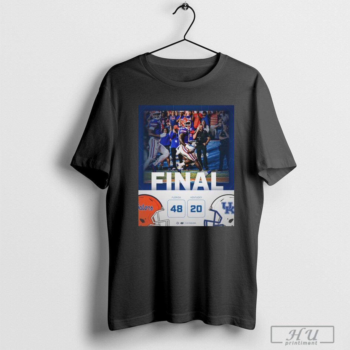 Poster Final Florida Gators 48 â€“ 20 Kentucky Wildcats Gators Ground Attack T-shirt
