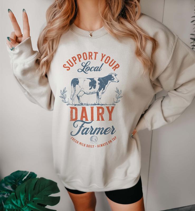 Eat Local Breastfeeding Sweatshirt Breastmilk Sweater Moms Milk Crewneck Moms Boobery Jumper Baby Shower Gift for New Mom for nursing
