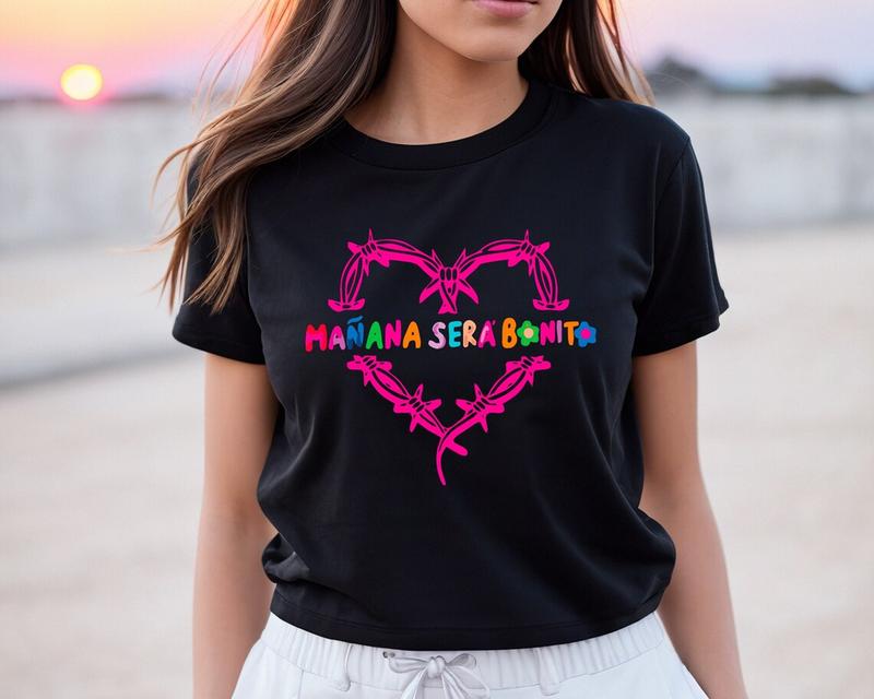 MaÃ±ana Sera Bonito T-shirt, Tomorrow Will Be Nice Sweatshirt, Spanish Daughter Birthday Gift, Sera Bonito Album Hoodie, Concert Tee, la bichota shirt,