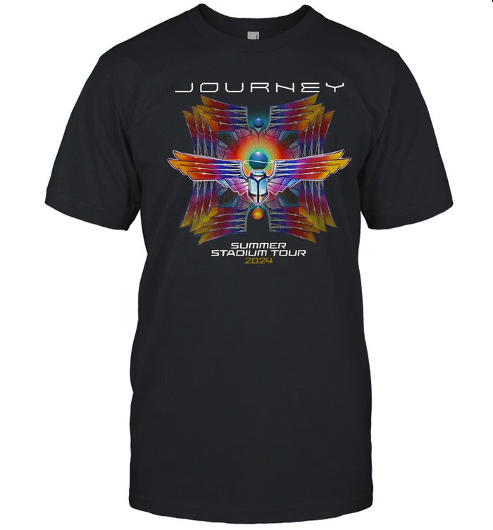 Journey 2024 Mineral Wash Summer Stadium Tour T Shirt