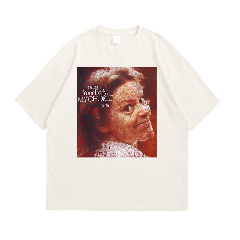 Your Body My Choice Aileen Wournos T-Shirt, Women's Rights Tee, Pro Choice Equal Rights Shirt, Feminism Womenwear Cotton Tops Womenswear Casual