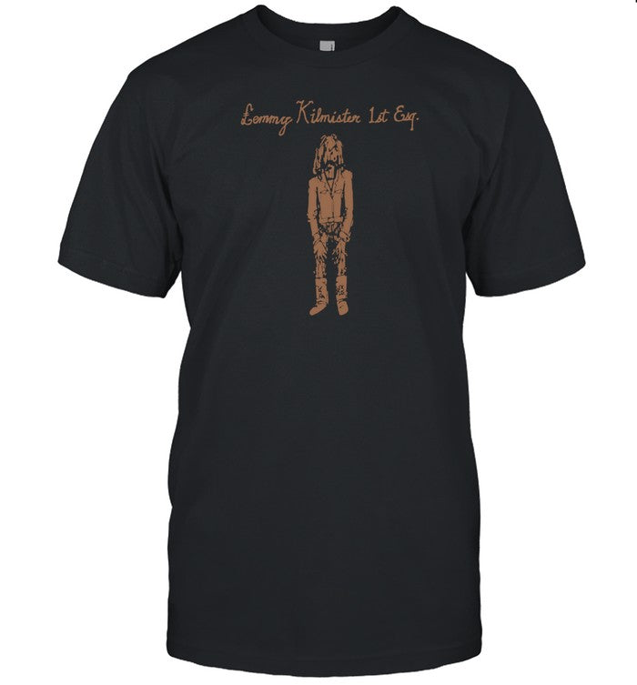 Lemmy Kilmister 1St Esg Doodle Cover T-Shirt, Hoodie, Tank Top, Sweater And Long Sleeve T-Shirt-Unis