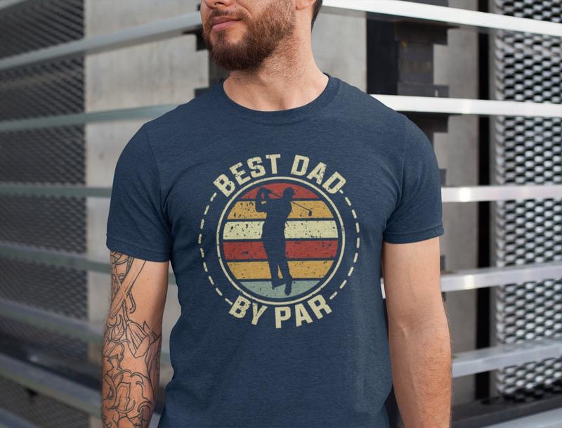 Best Dad By Par Shirt Dad Golf Tshirt Retro Dad Golf Shirt Gift Tshirt For Dad Golf Themed Dad Shirt Golf Lover Dad Shirt  sweater and hoodie