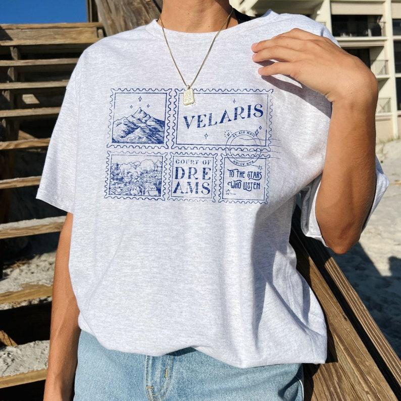 Velaris ACOTAR Sweatshirt, To The Star Who Listen Court Of Dreams Night Court Shirt, Throne Of Glass, Book Lover Gift, SJM Merch, Bookish Merch, Bookt
