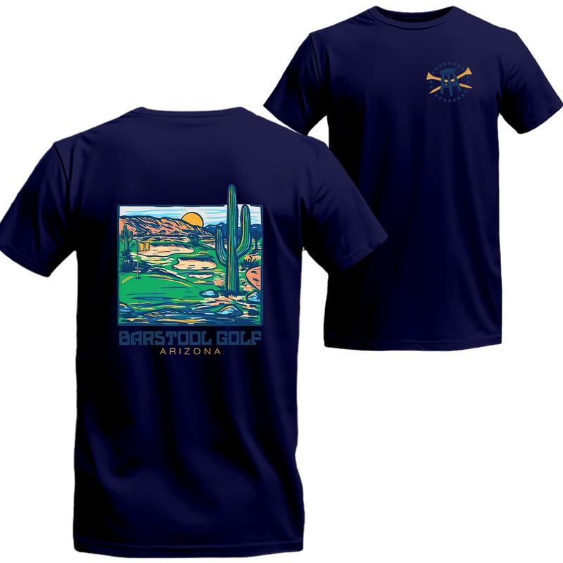 Vintage Barstool Golf Arizona T-shirt, Barstool Short Sleeve Tee, Unisex Shirt