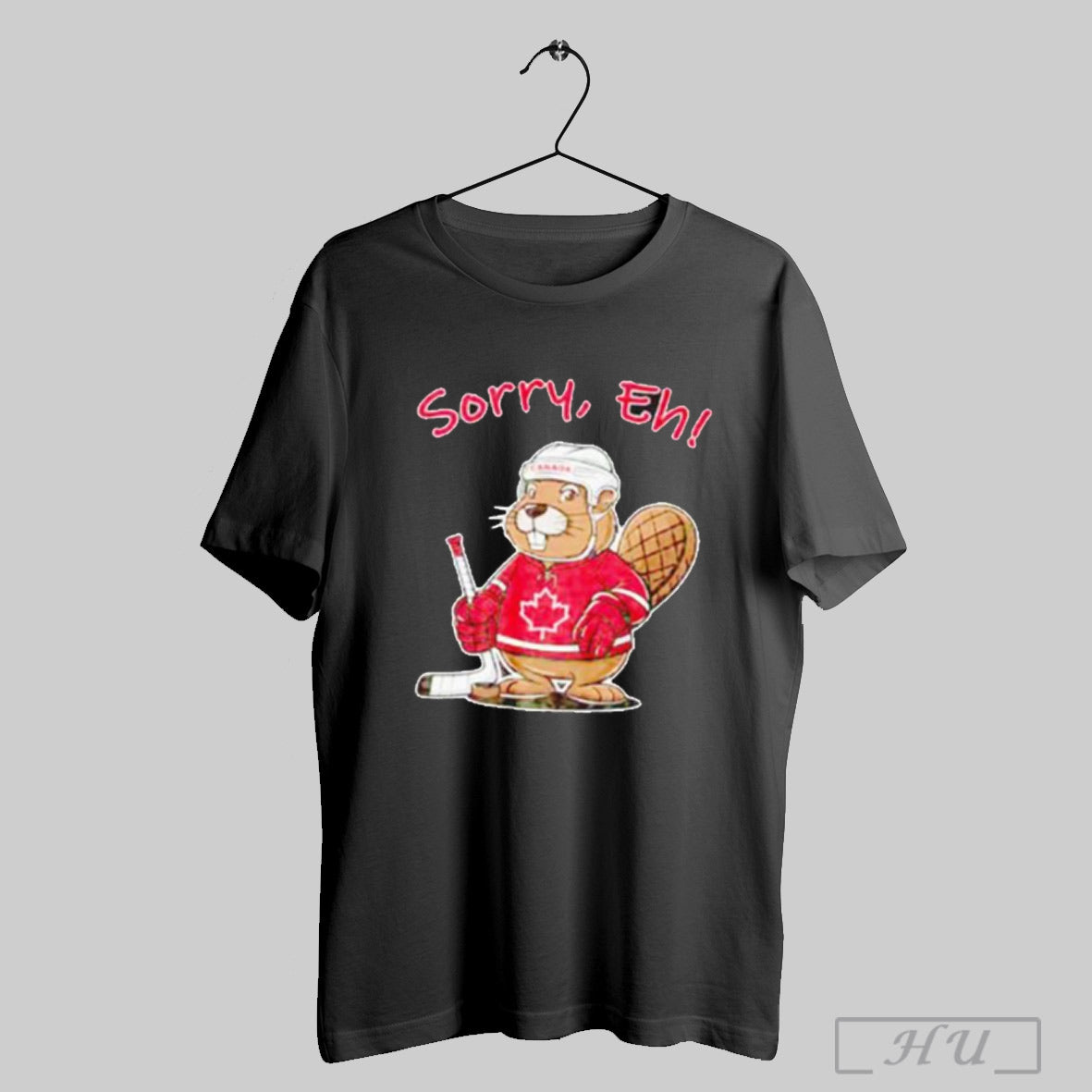 Premium Canada Hockey Mascot Sorry Eh T Shirt Sweatshirt