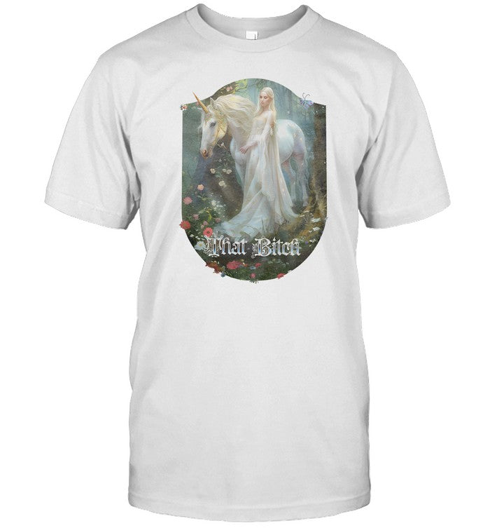 Shirt Waveygoods That Bitch Medieval Fantasy Unicorn