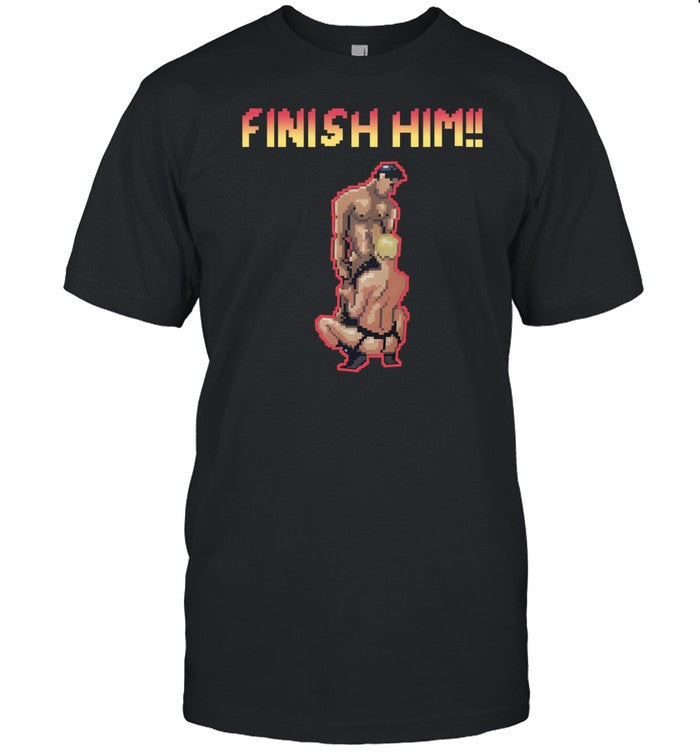 Video Game Finish Him Gaymer Shirt