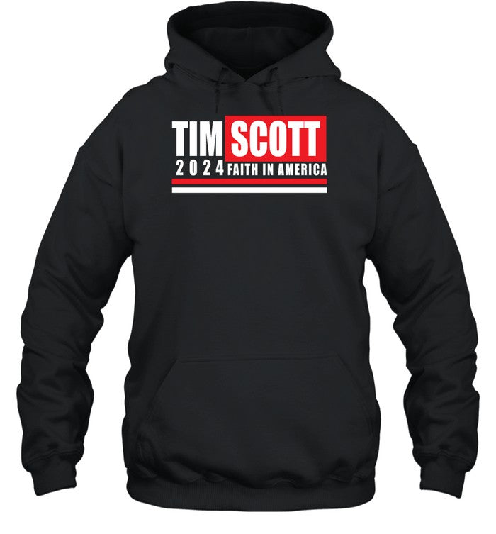 Tim Scott 2024 Faith In American Hoodie