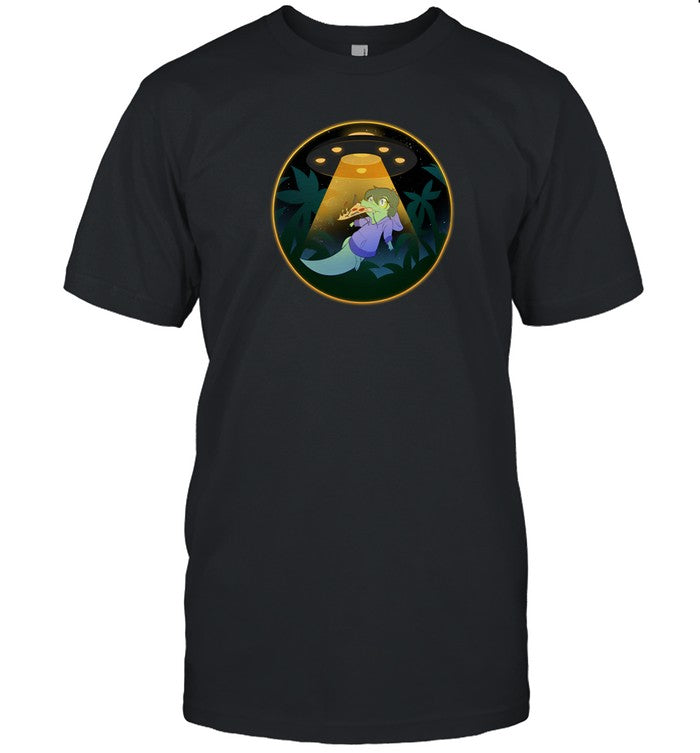 Hug That Gator Cavemanon Space Pizza Shirt