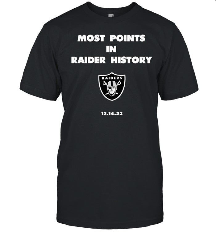 Thenat1on Most Points In Raider History 12.14.23 Tee