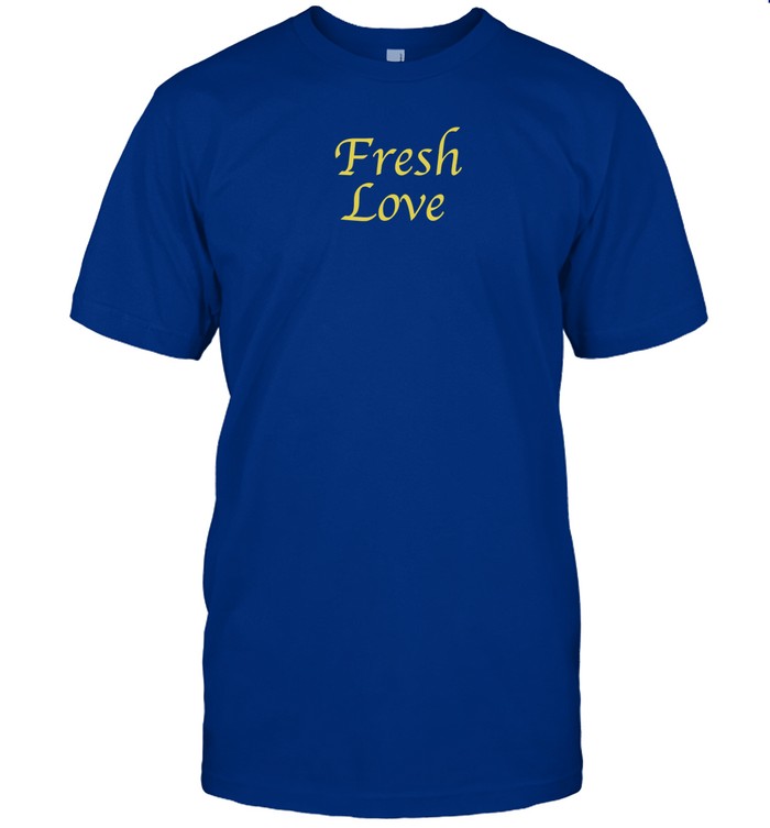 Fresh Love Script Tee Shirt