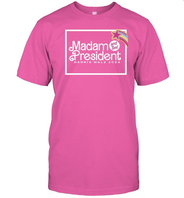 Madam President Harris Walz 2024 And Tim Shirt