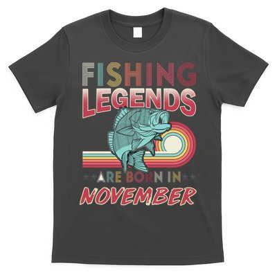 Fishing Legends Are Born In November T-Shirt