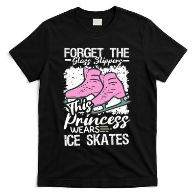 Forget The Glass Slippers This Princess Wear Ice Skate T-Shirt