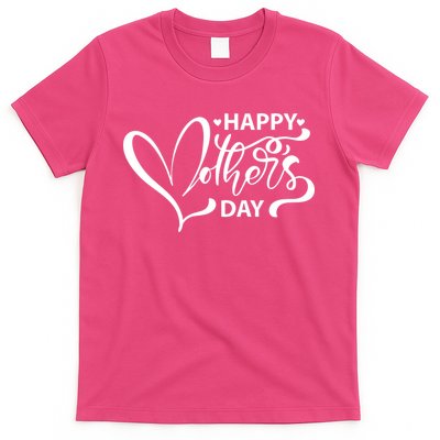 Happy Mothers Day Heart Cute Gift T-Shirt